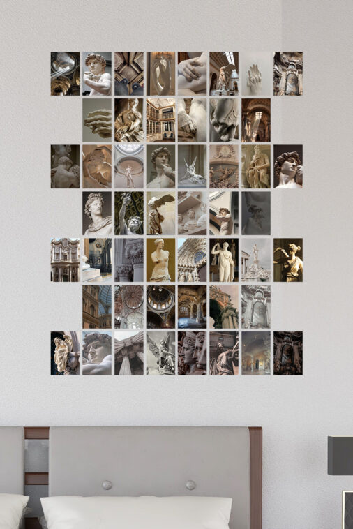 50 Ancient Aesthetic Wall Collage