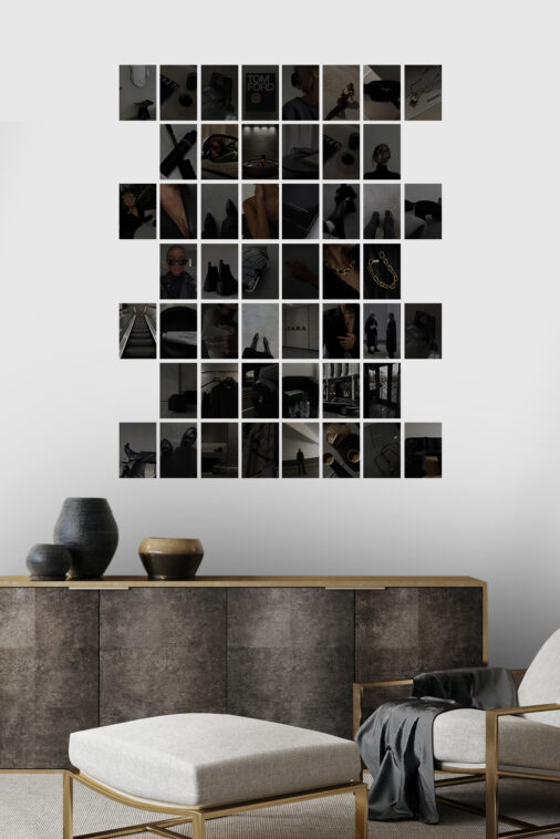 50 Black Noir Aesthetic Wall Collage - Image 3