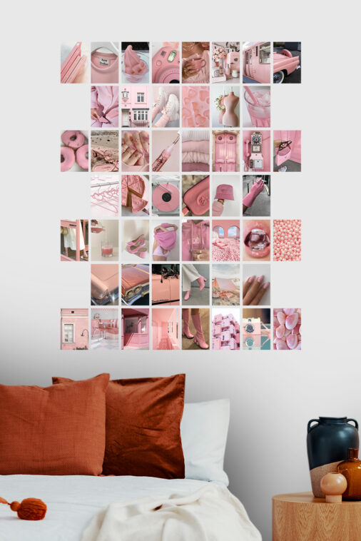 50 Bluish Pink Wall Collage - Image 2