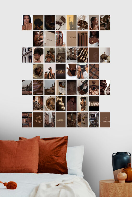 50 Brown Aesthetic Wall Collage - Image 3