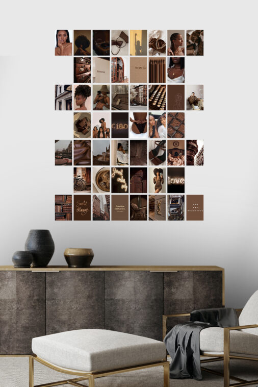 50 Brown Aesthetic Wall Collage - Image 4