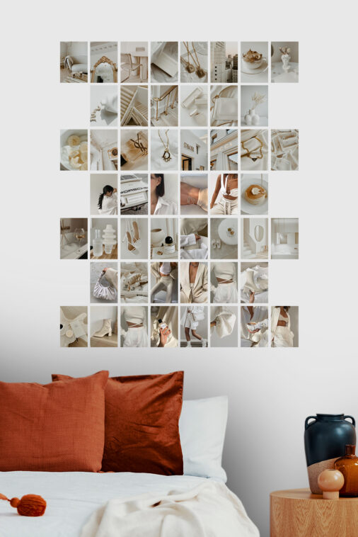 50 Creme Aesthetic Wall Collage - Image 2