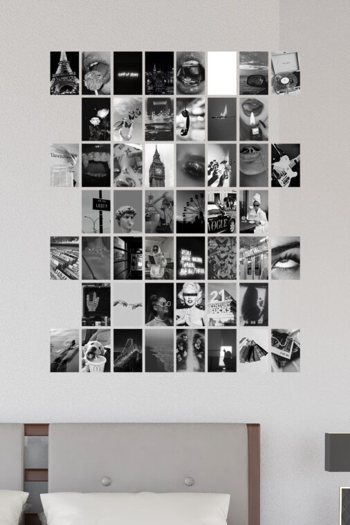 50 Dark Aesthetic Wall Collage