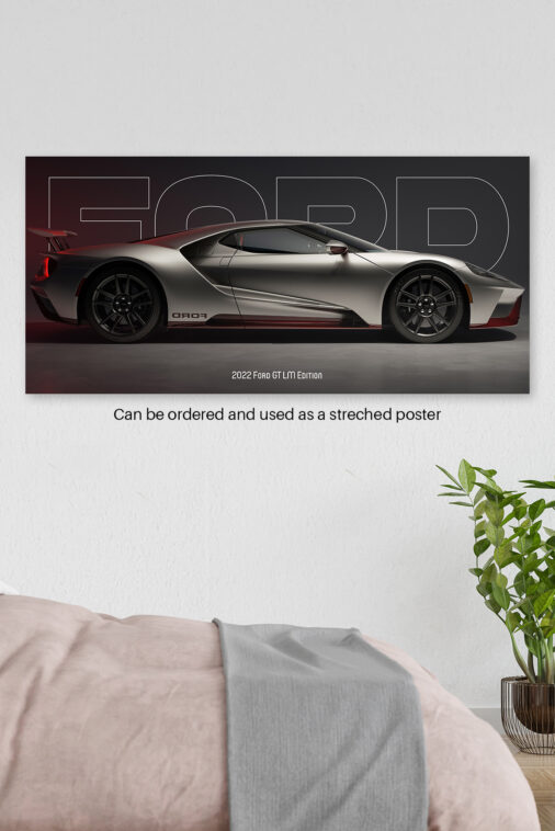 2022 Ford GT LM Edition Split Poster Supercar - Image 4