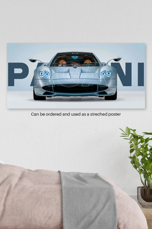 2022 Pagani Huayra Codalunga Split Poster Supercar - Image 4