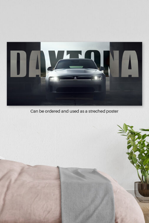 2024 Dodge Charger Daytona Split Poster Supercar - Image 4