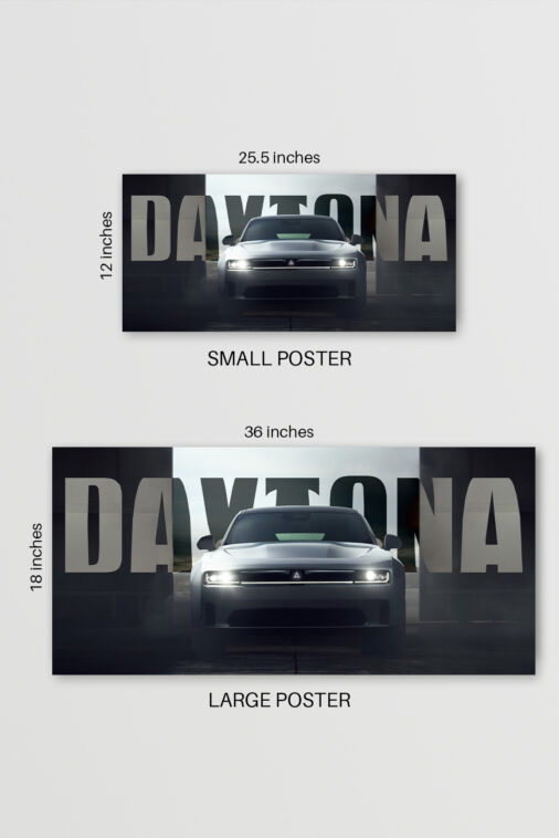 2024 Dodge Charger Daytona Split Poster Supercar - Image 6