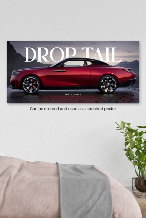 2024 Rolls Royce Droptail La Rose Noire Split Poster Supercar - Image 4