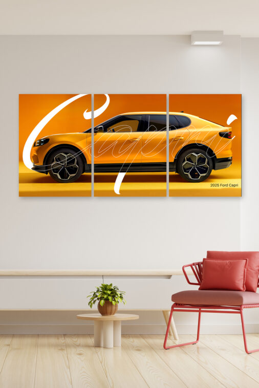 2025 Ford Capri Split Poster Supercar - Image 3