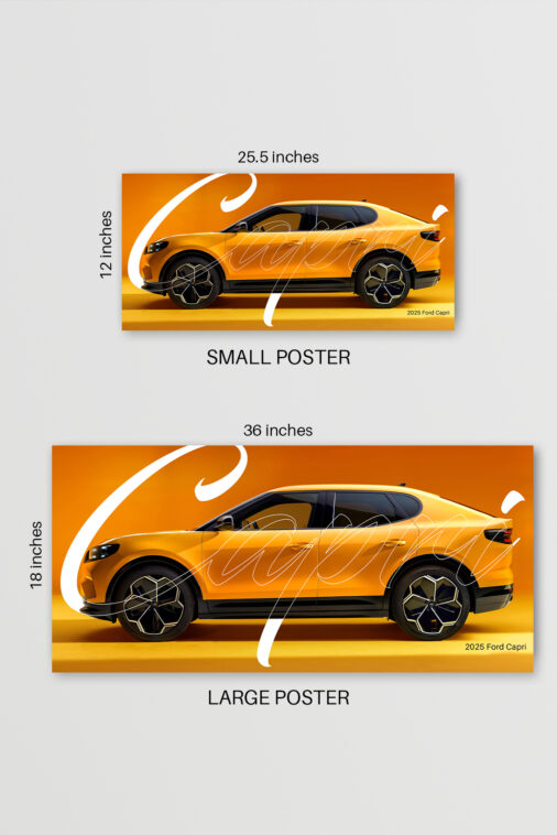 2025 Ford Capri Split Poster Supercar - Image 6