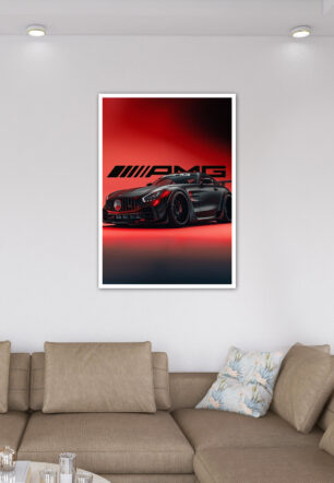 Amg GT R Conceptual Art Orange Maisto 1 Poster Cars Collection - Image 6