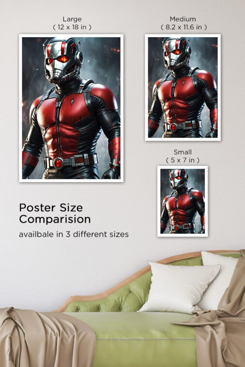 Ant Man Mcu Hero Action Figure Movie Poster Marvel Collection - Image 8
