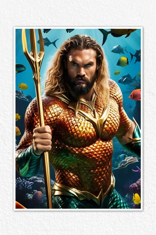 Aquaman Under The Sea Poster DC Superheroes