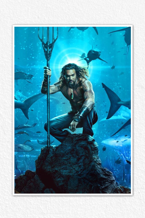 Aquaman Underwater King Ocean Poster DC Superheroes