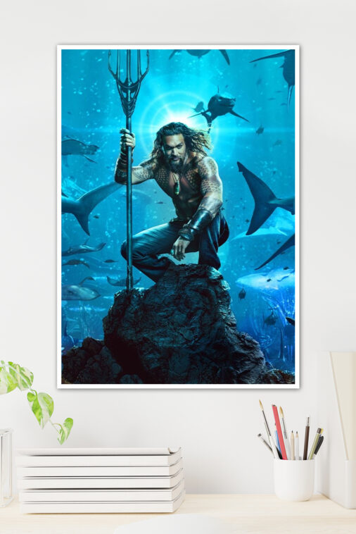 Aquaman Underwater King Ocean Poster DC Superheroes - Image 3