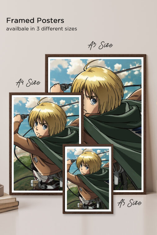 Armin Arlert Attack Mode Anime Poster - Image 5