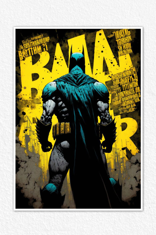 Batman Dark Knight Portrait Poster DC Superheroes