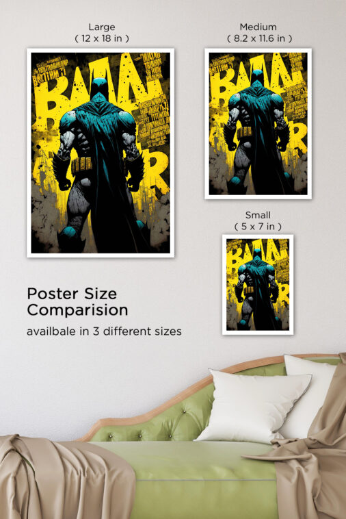 Batman Dark Knight Portrait Poster DC Superheroes - Image 8