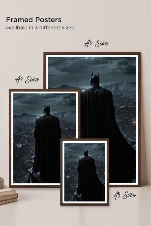 Batman Night City View Poster DC Superheroes - Image 5