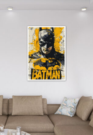 Batman Portrait Yellow Black Poster DC Superheroes - Image 6