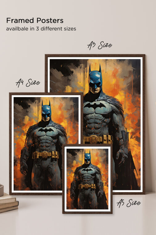 Batman Superhero Portrait Poster DC Superheroes - Image 5