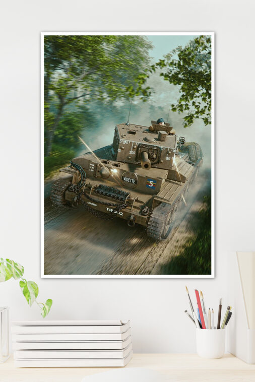 Battlefield Tank Crossing Jungle Warcraft Poster Collection - Image 2