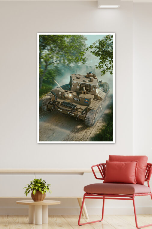 Battlefield Tank Crossing Jungle Warcraft Poster Collection - Image 3