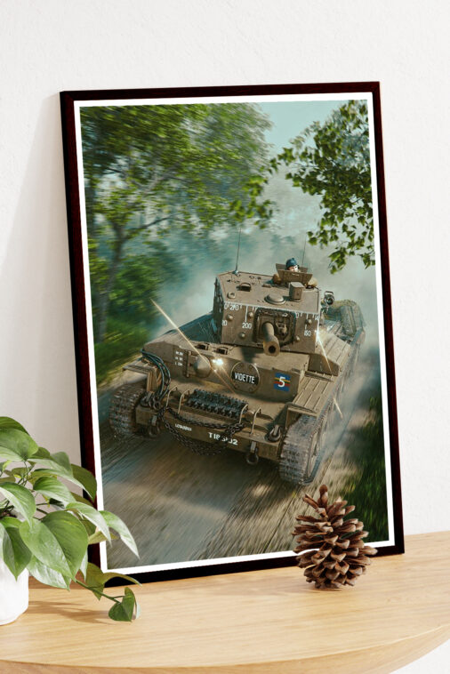 Battlefield Tank Crossing Jungle Warcraft Poster Collection - Image 4