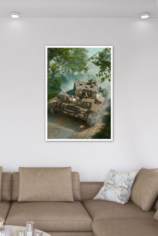 Battlefield Tank Crossing Jungle Warcraft Poster Collection - Image 6