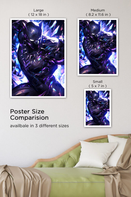 Black Panther Rage Attack Poster Marvel Collection - Image 8