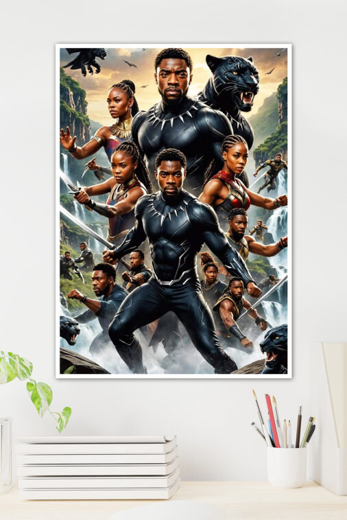 Black Panther Wakanda Poster Marvel Collection - Image 2
