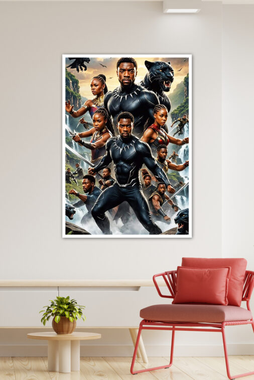 Black Panther Wakanda Poster Marvel Collection - Image 3