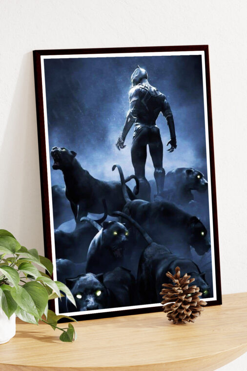 Black Panther With Panthers Poster Marvel Collection - Image 4