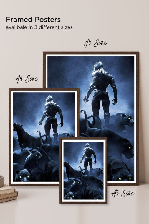 Black Panther With Panthers Poster Marvel Collection - Image 5