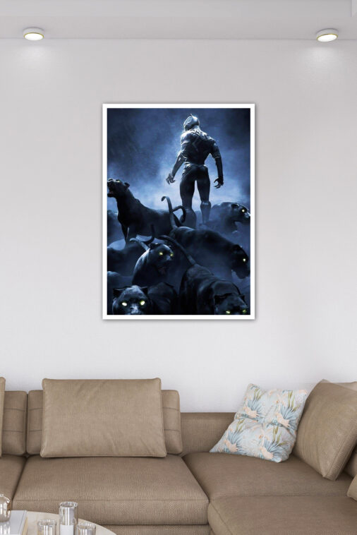 Black Panther With Panthers Poster Marvel Collection - Image 6