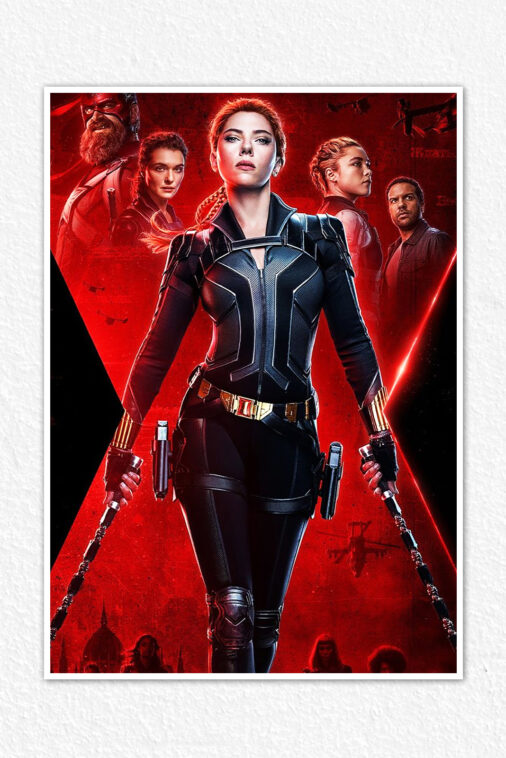 Black Widow Portrait Poster Marvel Collection