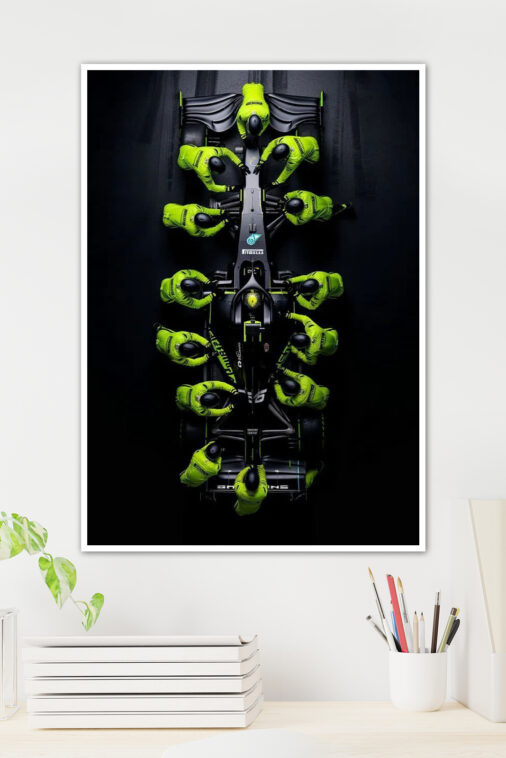 Brawn GP 2020 Black Color Poster Cars Collection - Image 3