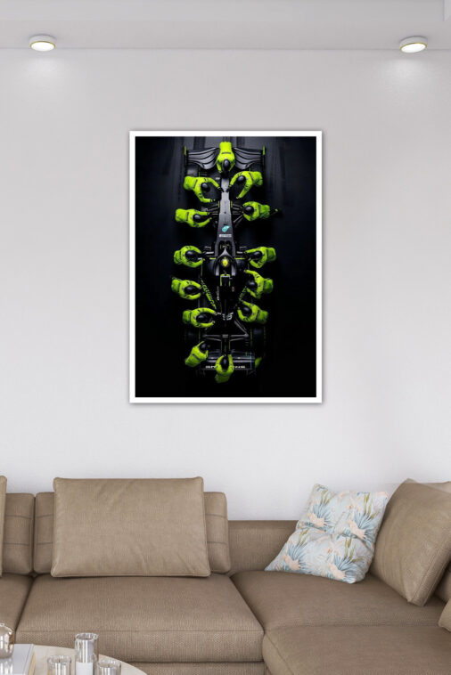 Brawn GP 2020 Black Color Poster Cars Collection - Image 7
