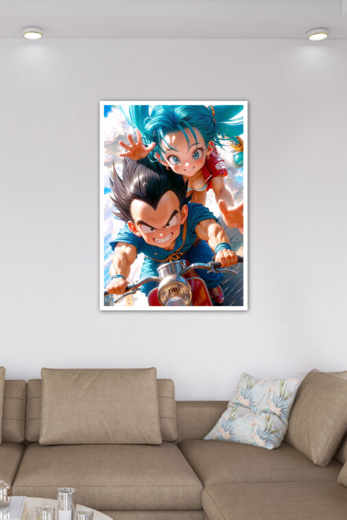 Bulma Vegata On The Run Poster Dragon Ball Z - Image 6