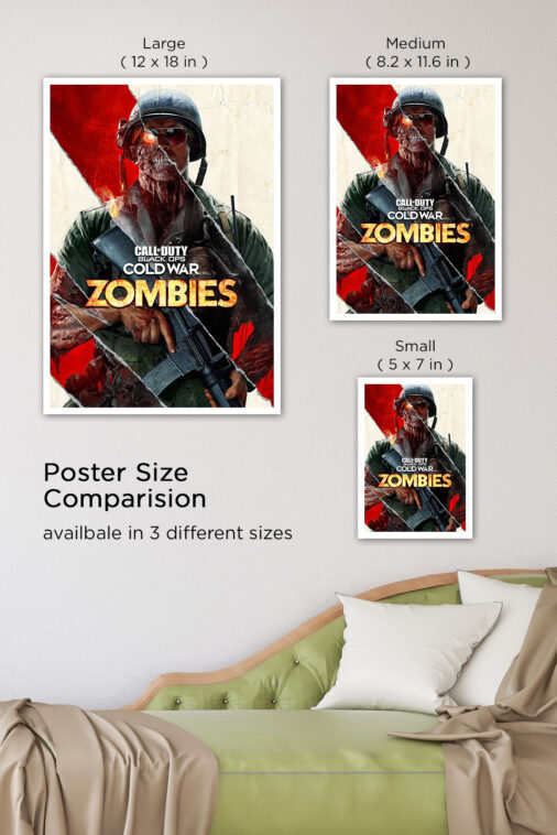 Call Of Duty Black Ops Cold War Zombies Game Poster - Image 7