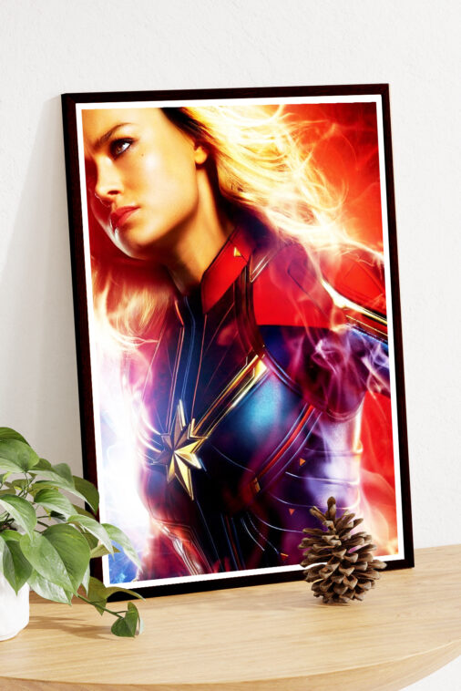 Captain Marvel Movie Poster Close Up Poster Marvel Collection - Image 5