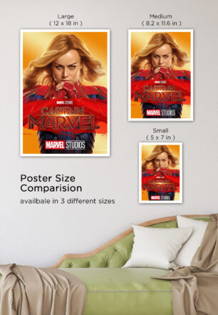 Captain Marvel Movie Poster - Image 7