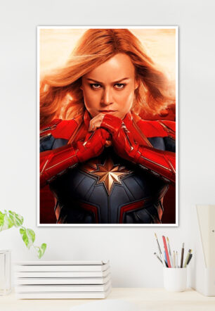 Captain Marvel Strength And Stamina Poster Marvel Collection - Image 2