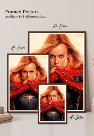 Captain Marvel Strength And Stamina Poster Marvel Collection - Image 5