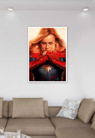 Captain Marvel Strength And Stamina Poster Marvel Collection - Image 6