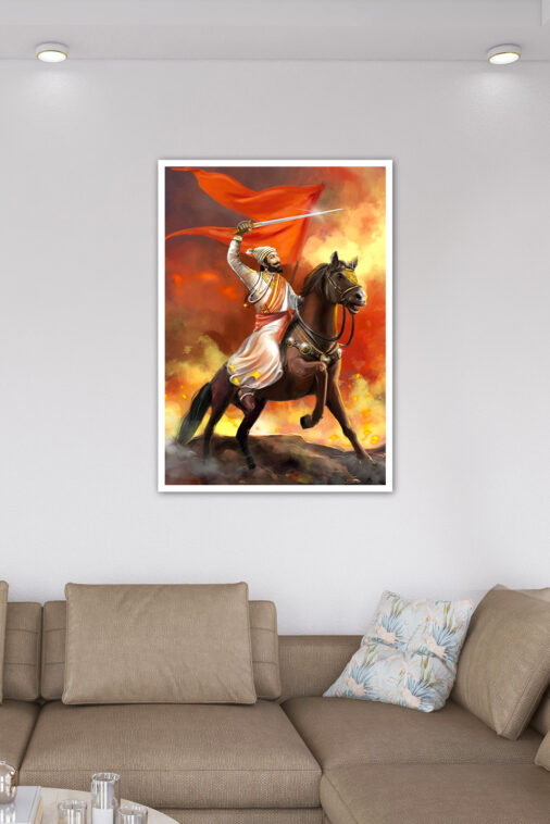 Chhatrapati Shivaji Maharaj Portrait Cultural Poster - Image 6
