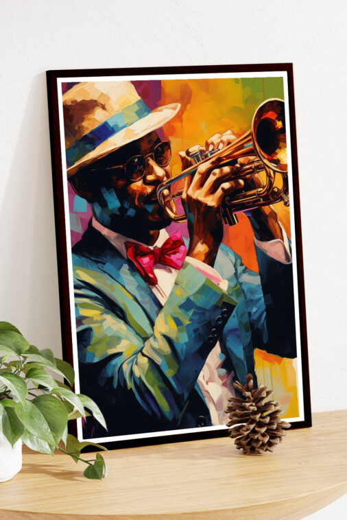 Club Trumpet Player Music Poster - Image 4