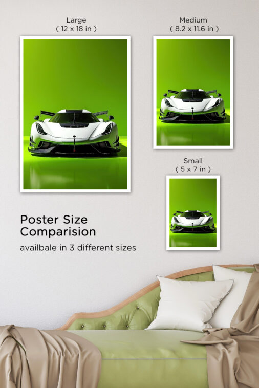 Concept Car White Ecstasy Poster Cars Collection - Image 7