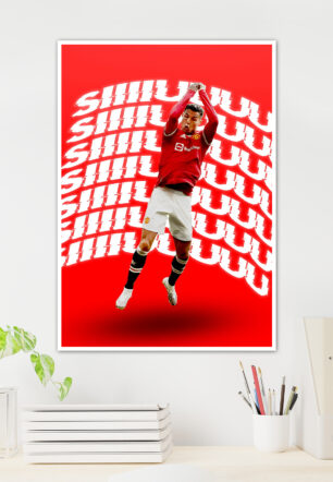 Cristiano Ronaldo Goal Scorer Football Sports Poster Collection - Image 2