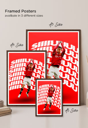 Cristiano Ronaldo Goal Scorer Football Sports Poster Collection - Image 5